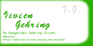 vivien gehring business card